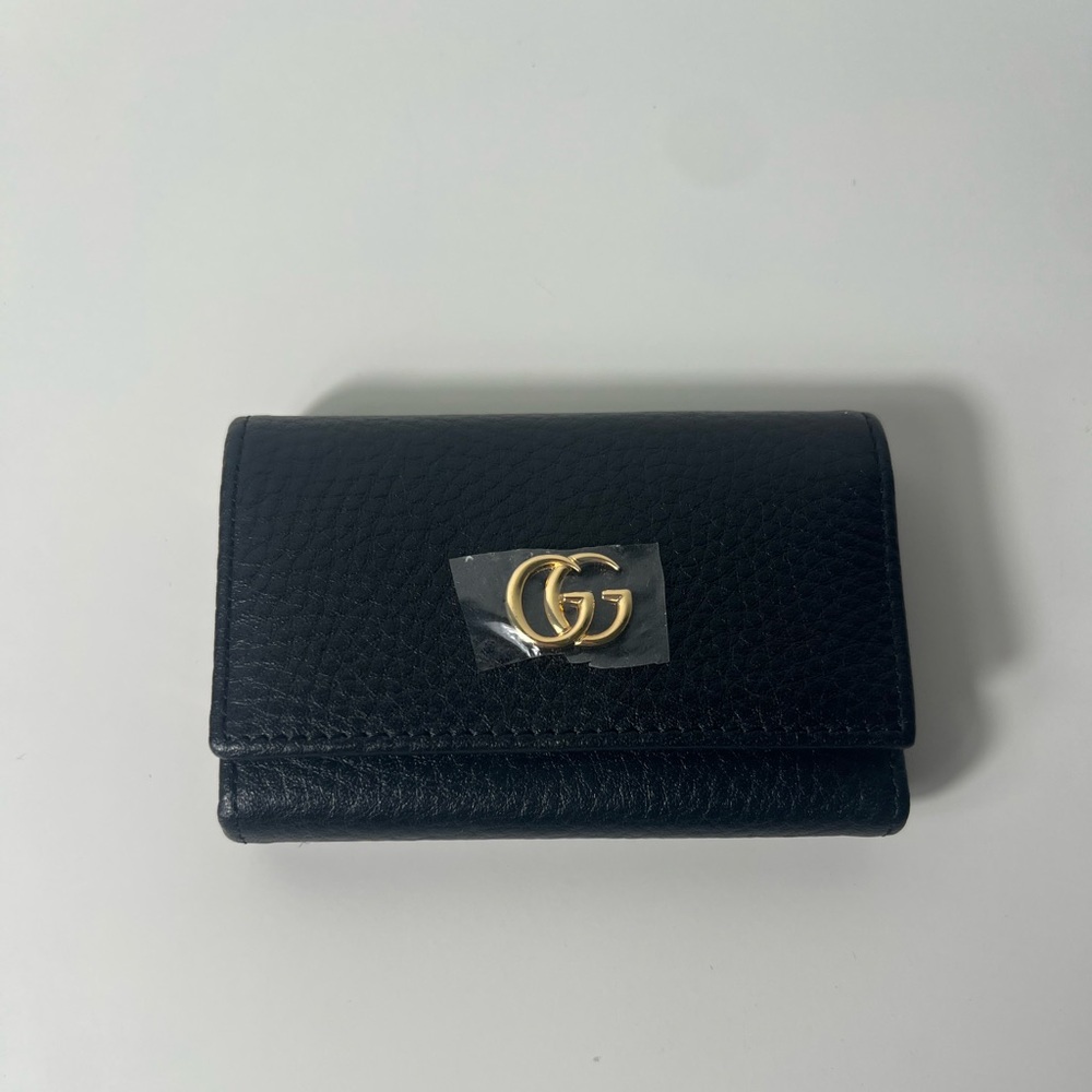Gucci GG Logo Marmont Leather Key Case Holder Wallet - Picture 5 of 14